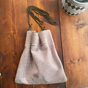 Nicolette suede crossbody